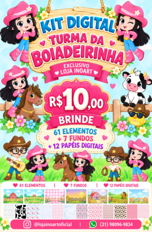 Kit Digital Turma Da Boiadeirinha