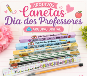 Caixa Caneta Dia Dos Professores