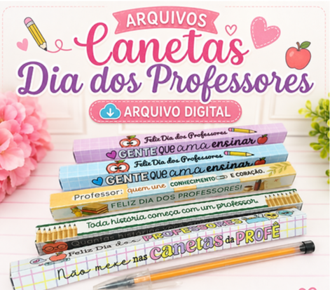 Caixa Caneta Dia Dos Professores