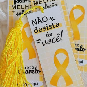 Marcador De Página Setembro Amarelo