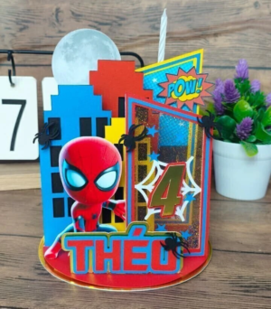 Topo Vela 3D Homem Aranha