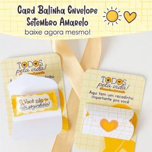 Card Balinha Setembro Amarelo