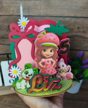 Topo Vela 3D Moranguinho
