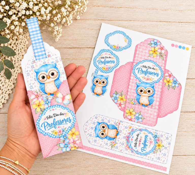 Marca Páginas Pocket Bluebird Dia Dos Professores
