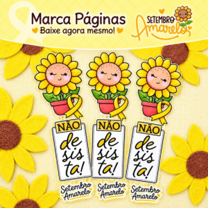 Marca Páginas Setembro Amarelo