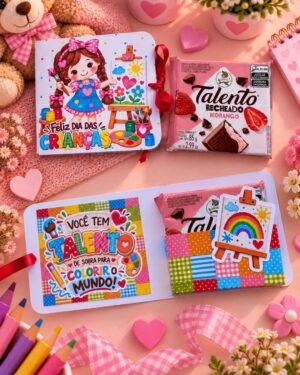 Cartao Chocolate Talento Dia Das Crianças