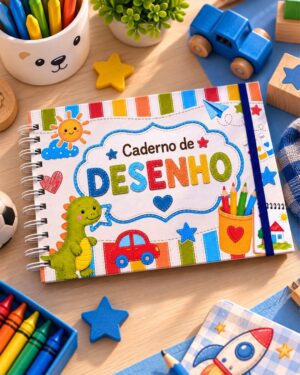 Mini Caderno De Desenho Capa Menino E Capa Menina  Dia Das Crianças