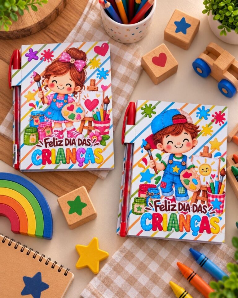 Capa Bloquinho A6 Dia Das Crianças